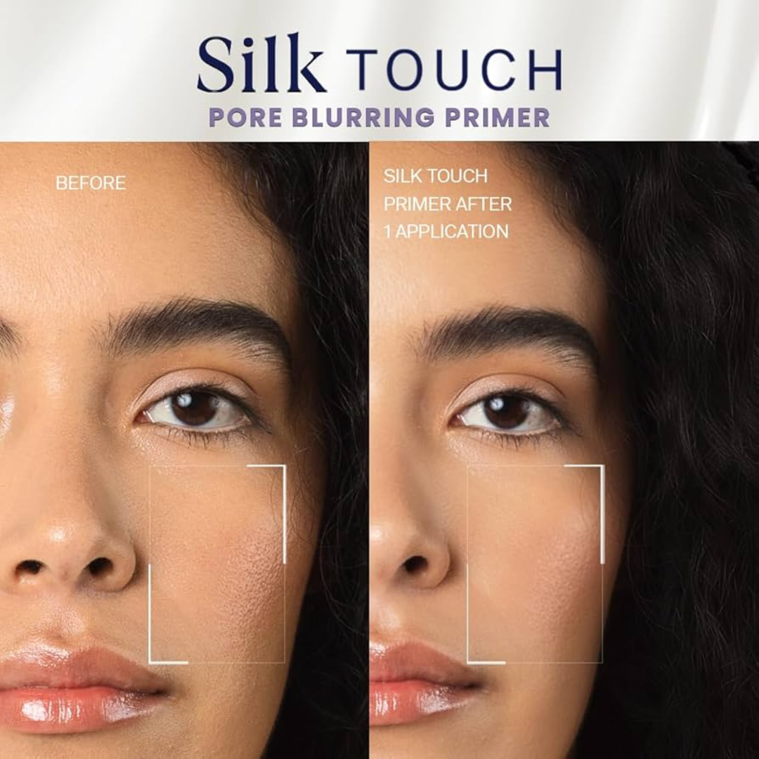 Flicka Silk Touch 3-in-1 Face Moisturizer & Primer | Hydrating, Lightweight, Pore-Minimizing