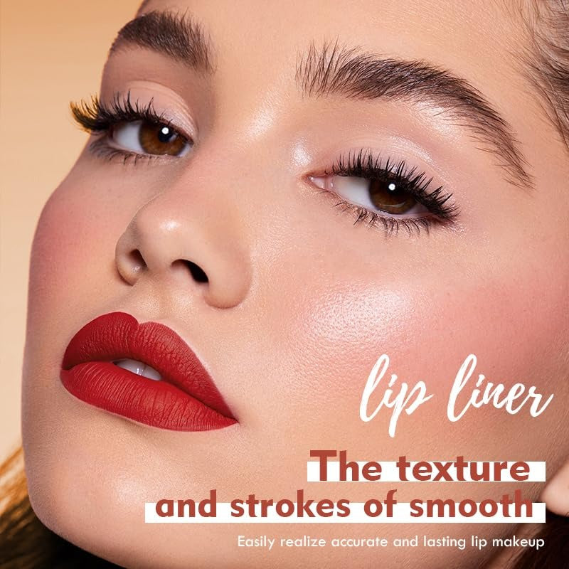 Flormar 12-Piece Waterproof Lipliner Set (Nude Shade)