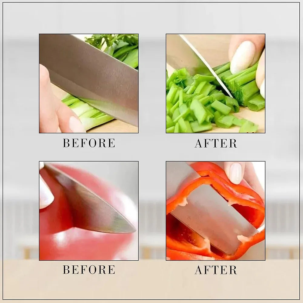 3 in 1 Knife Sharpener with 3 Stages - Repair, Sharpen & Polish