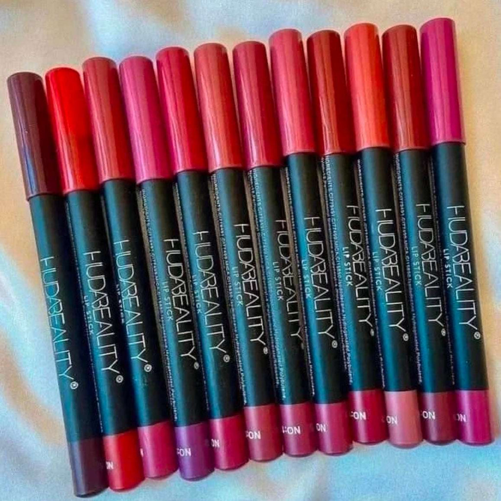 Huda Beauty -  Jumbo Matte Lip Liners (Pack of 12) - Chic Flicks Store