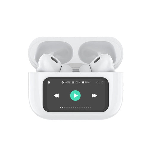 A9 Pro AirPods Anc/Enc Noise Reduction Touch Screen Display | Wireless Earbuds For Android & Ios