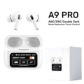 A9 Pro AirPods Anc/Enc Noise Reduction Touch Screen Display | Wireless Earbuds For Android & Ios