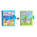 Reusable Magic Water Book Painting | Drawing, Coloring and  Board Book with Magic Water Pen - Chic Flicks Store