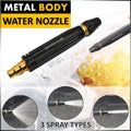 Adjustable High-Pressure Metal Brass Water Spray Nozzle (Metal Material)