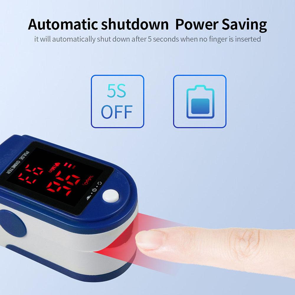 Portable Finger Pulse Oximeter – Blood Oxygen & Heart Rate Monitor