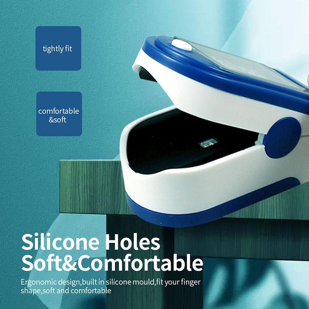 Portable Finger Pulse Oximeter – Blood Oxygen & Heart Rate Monitor