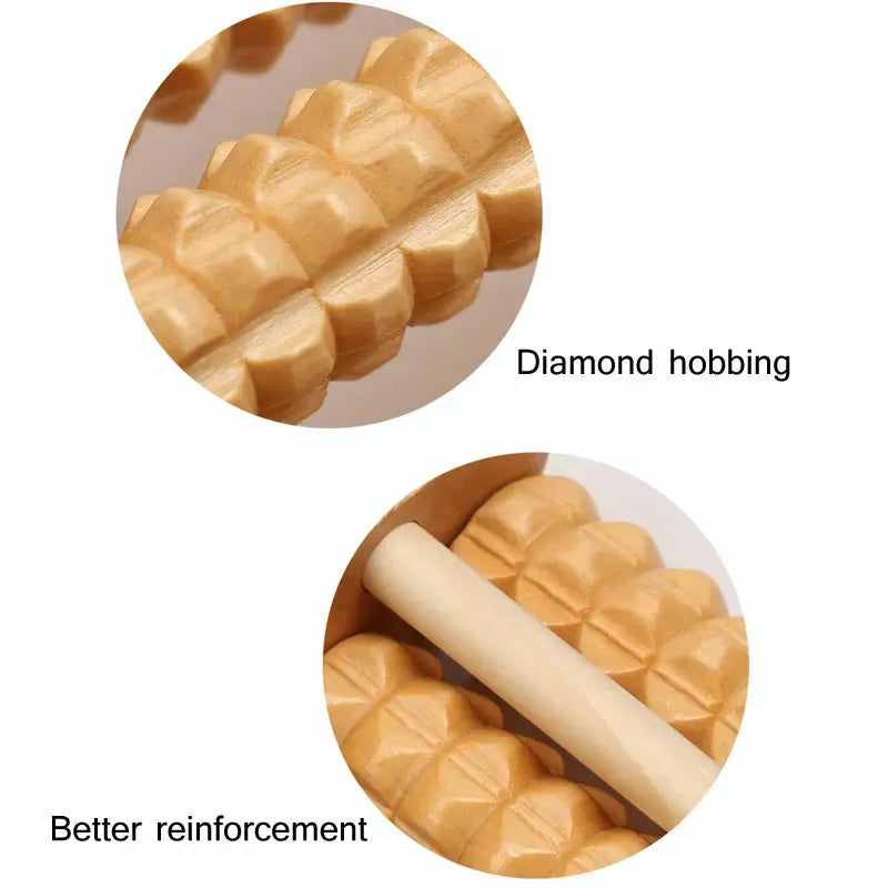 Wooden Roller Foot Massager – Pain & Stress Relief