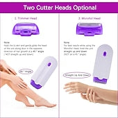 2 in 1 Rechargeable YES Finishing Touch Facial And Body Hair Remover (Imported)