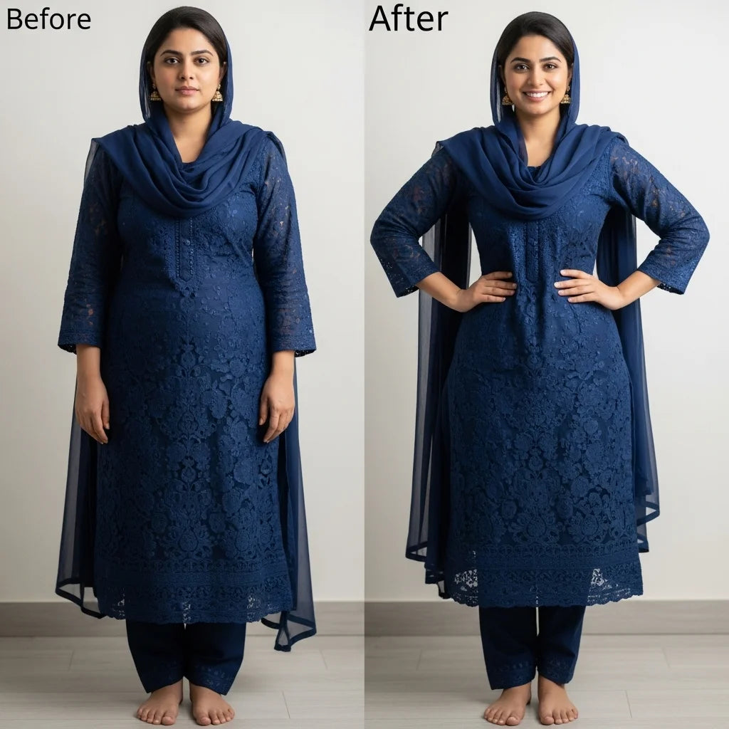 Seamless High-Waist Body Shaper for Tummy & Hip Control